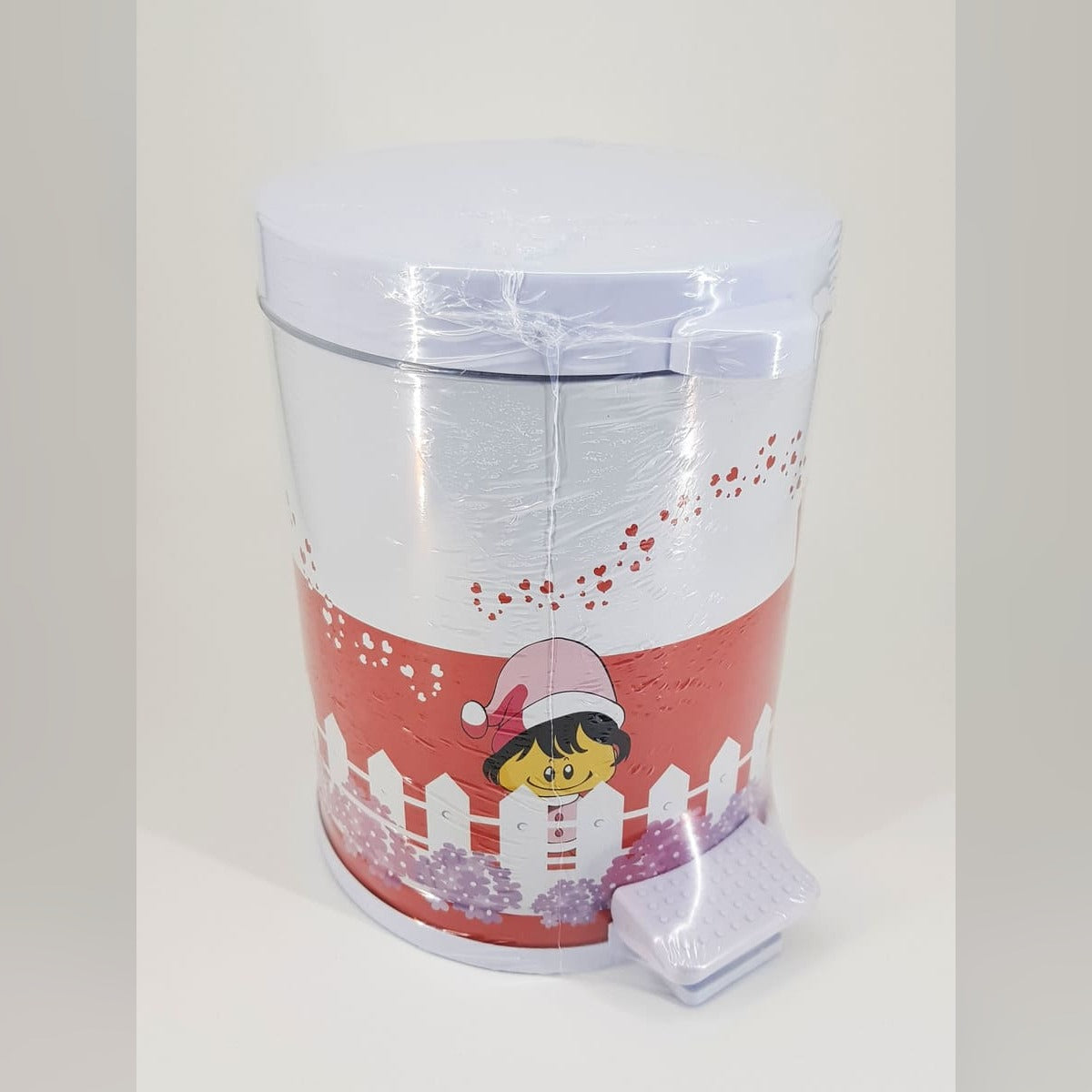 Lixeira Infantil Pedal 4,5L Vermelha