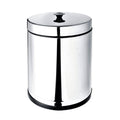 Lixeira Inox Banheiro 4,5 Litros com Recipiente Plástico