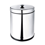 Lixeira Inox Banheiro 4,5 Litros com Recipiente Plástico
