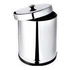 Lixeira Inox Banheiro 4,5 Litros com Recipiente Plástico