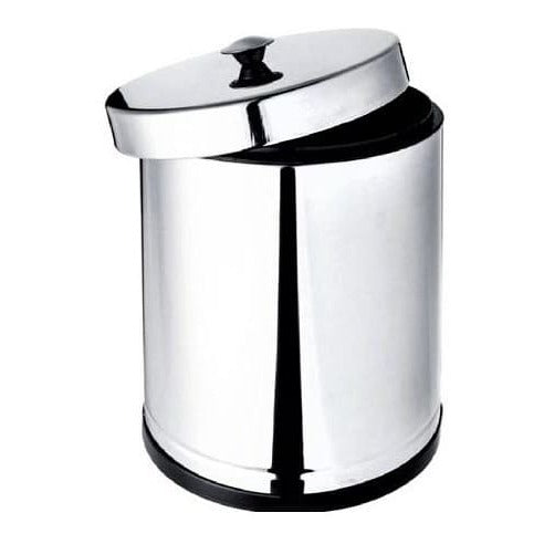 Lixeira Inox Banheiro 4,5 Litros com Recipiente Plástico