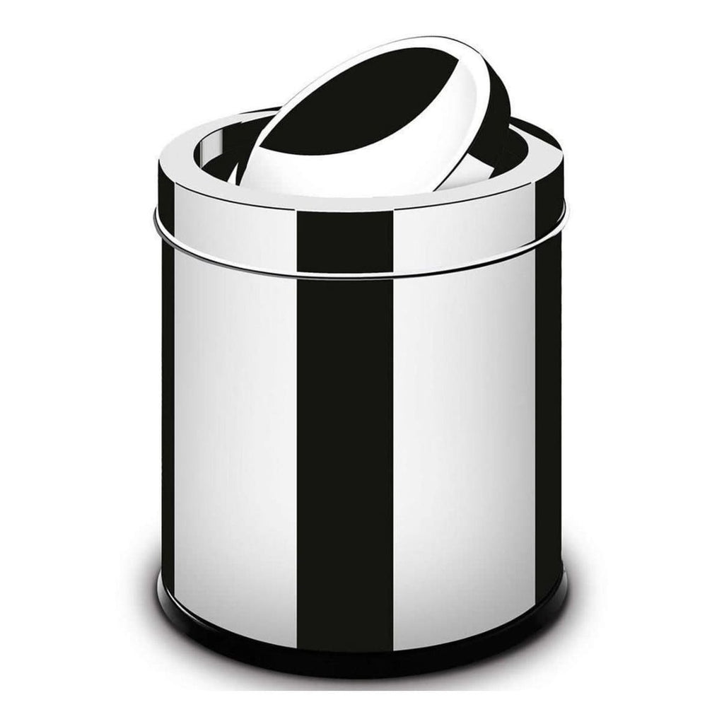 Lixeira Inox Banheiro 5 Litros Basculante