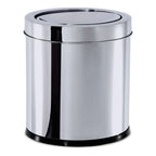 Lixeira Inox Banheiro 5 Litros Basculante