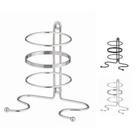 Porta Secador de Cabelo em Metal com Organizador de Cabo
