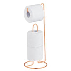 Suporte Papel Higiênico de Chão em Aço