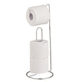 Suporte Papel Higiênico de Chão em Aço