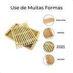 Tábua Migalheira de Bambu 35cm