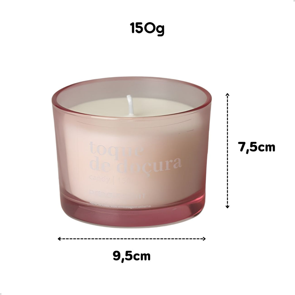 Vela Aromática Perfumada Decorativa 150g