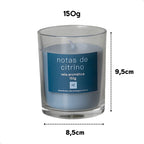 Vela Aromática Perfumada Decorativa 150g