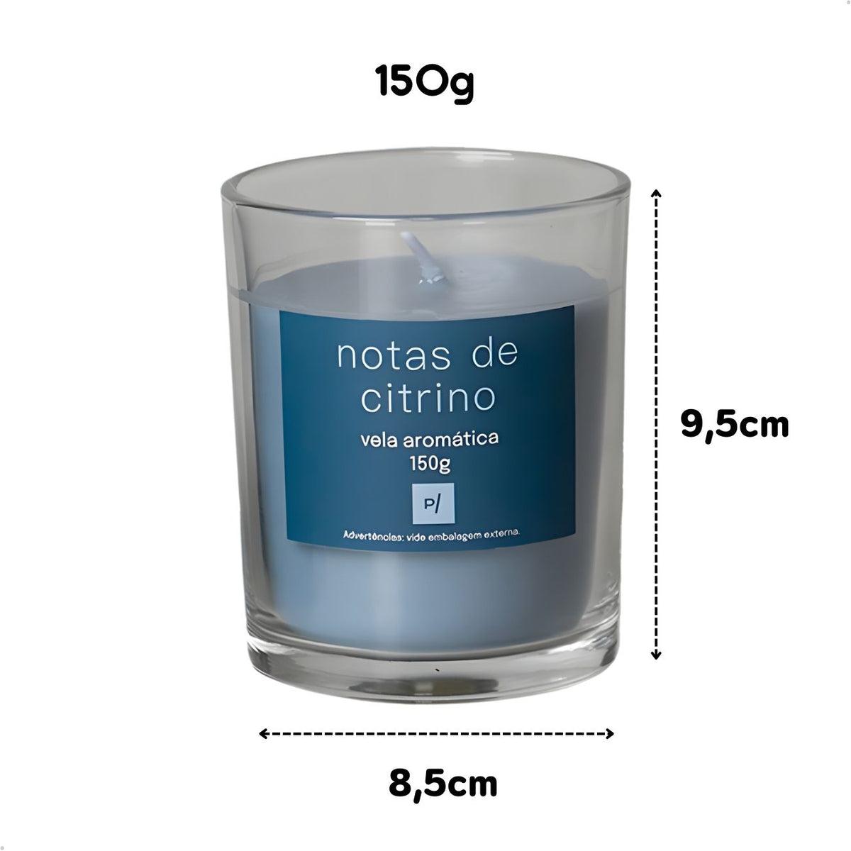 Vela Aromática Perfumada Decorativa 150g